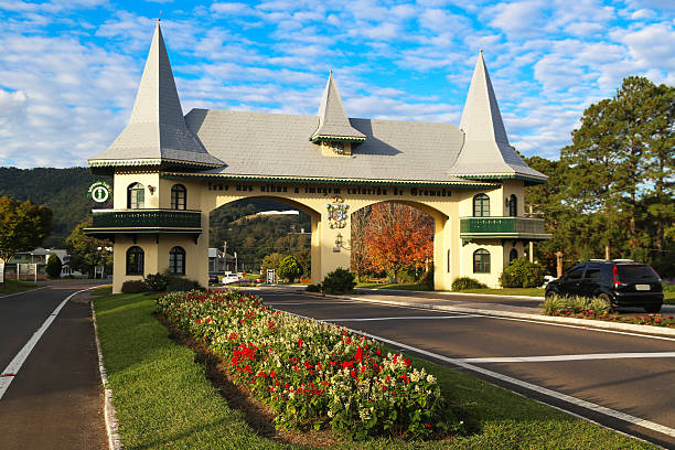 Paisagem encantadora de Gramado, Rio Grande do Sul